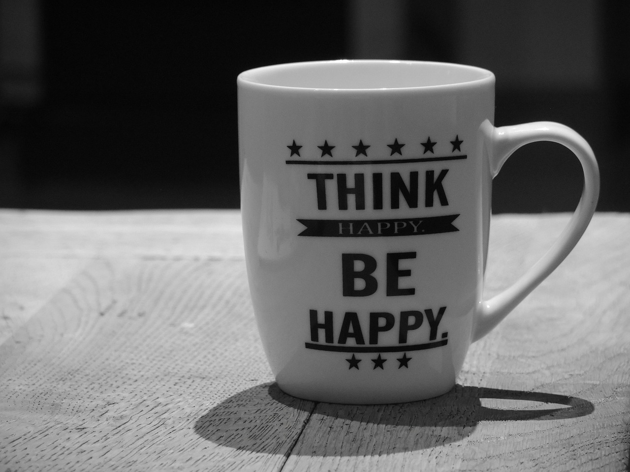 positive thinking, cup, black white, positive thinking, positive thinking, positive thinking, positive thinking, positive thinking